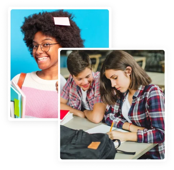 Students learning